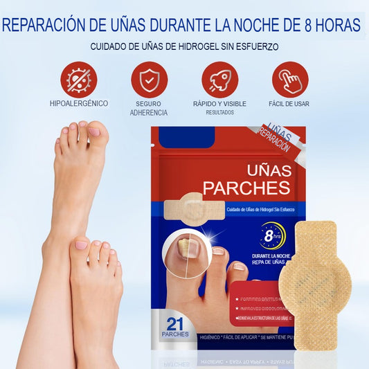 SET X 21 PARCHES TRATAMIENTO HONGOS 🦶🚫🍄
