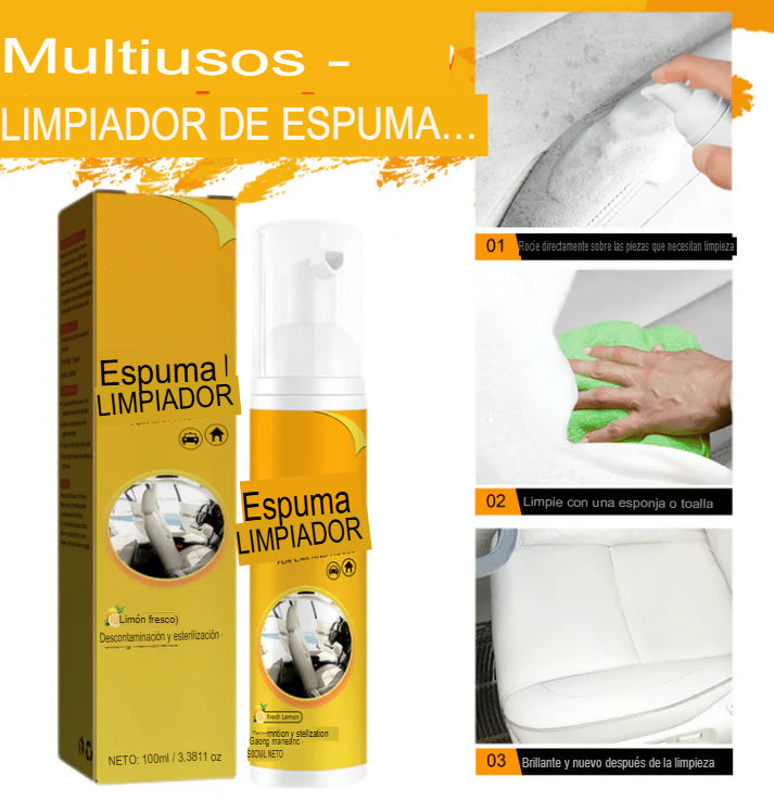 CLEAN POWER: 2X1 ESPUMA LIMPIADORA MULTIUSOS⚡🧽