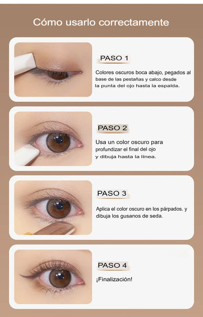 DUO LINER: KIT X4 DELINEADORES BICOLOR🎨👁️
