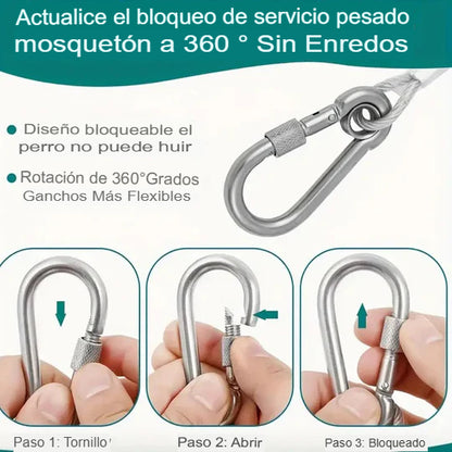 TENDERO PORTÁTIL DE ACERO INOXIDABLE🌟👕