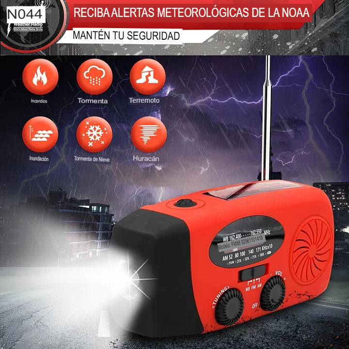 POWERWAVE: RADIO CON LINTERNA Y POWERBANK 📻🔦⚡