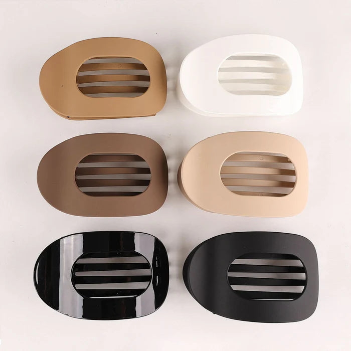 HAIR GRIP: KIT X 4 PINZAS MATE PARA EL CABELLO 💛🖤