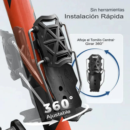 HYDRORIDE: PORTA TERMOS MOTO Y BICICLETA 🚴‍♂️💧