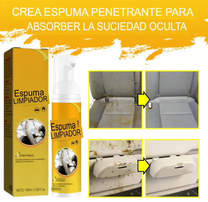 CLEAN POWER: 2X1 ESPUMA LIMPIADORA MULTIUSOS⚡🧽