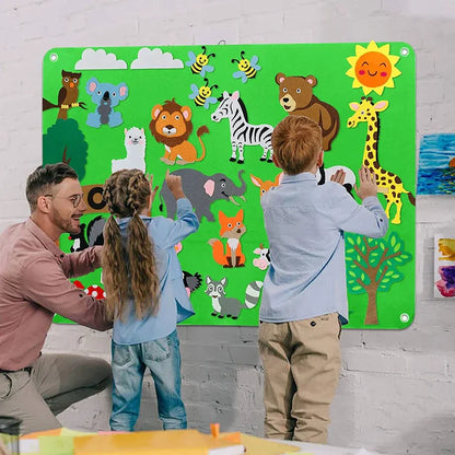TACTOFELT: FONDO DE FIELTRO INTERACTIVO PARA NIÑOS🌟🖐️