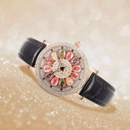 CRYSTAL WATCH: RELOJ GIRATORIO CON CRISTALES 💎⌚
