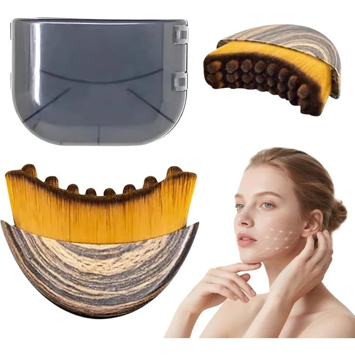 DRENAFACE SET X 2: CEPILLOS DE DRENAJE LINFÁTICO FACIAL🌿💧