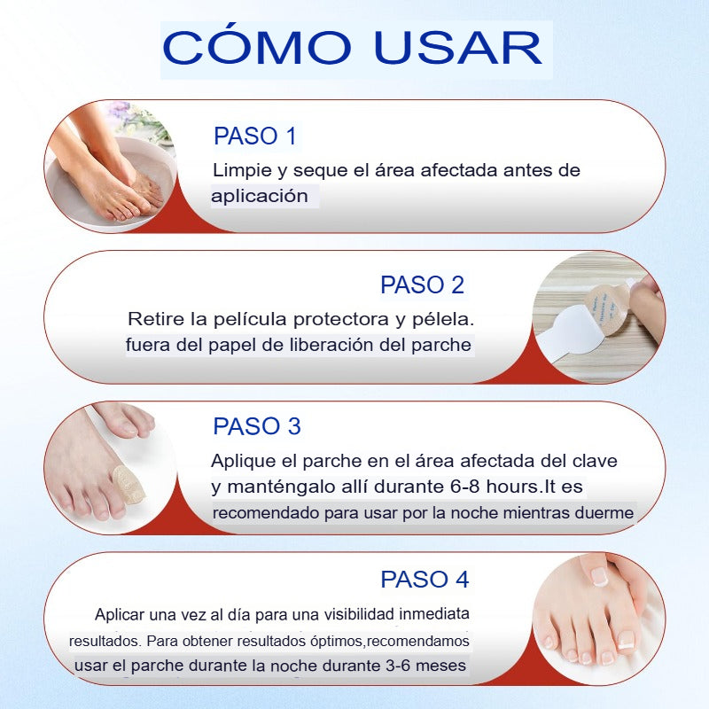 SET X 21 PARCHES TRATAMIENTO HONGOS 🦶🚫🍄