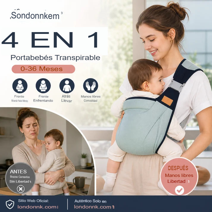 CARGADOR DE BEBÉ ERGONÓMICO 👶✨
