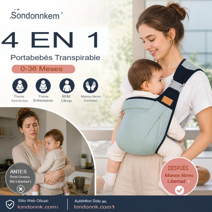 CARGADOR DE BEBÉ ERGONÓMICO 👶✨