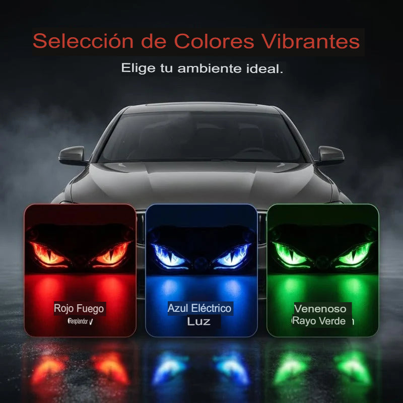 👀🚗 OJOS DECORATIVOS PARA CARRO 😎🔥