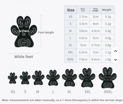 🐾 KIT X4 FUNDAS PARA PATITAS DE PERROS 🐶💖