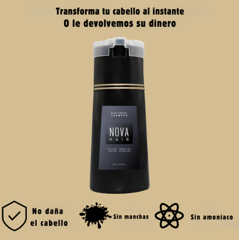 MANCOLOR: SHAMPOO COLORANTE PARA HOMBRE ⚫