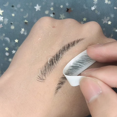 GLAMBROWS: ADHESIVO DE CEJAS TATUAJE 4D X10🔝🌟