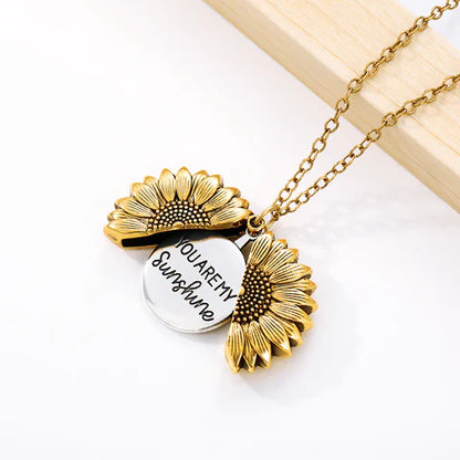 SUNSHINEJOY: COLLAR ERES MI SOL💛🌻 Acero Inoxidable