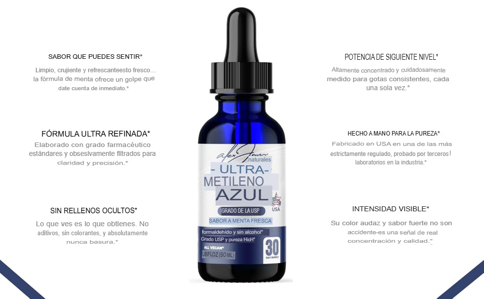 VITALDROP: 2X1 AZÚL DE METILENO 🧪