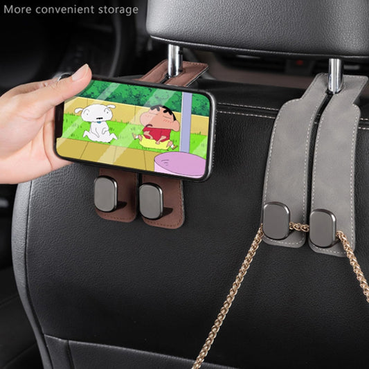 AUTOHANG: X2 COLGADOR CUERO CARRO👜