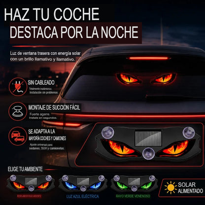 👀🚗 OJOS DECORATIVOS PARA CARRO 😎🔥