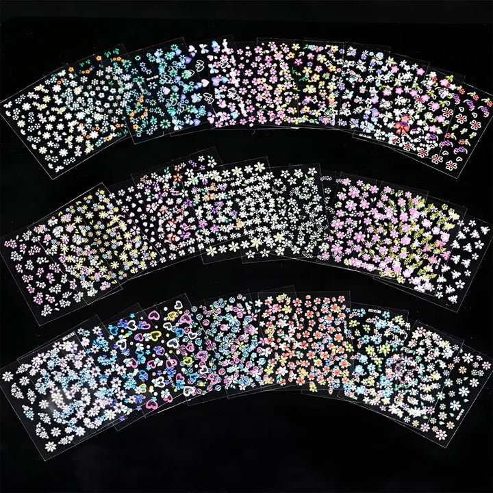 STICKER PRO: SET X 30 HOJAS DE PEGATINAS 💅✨