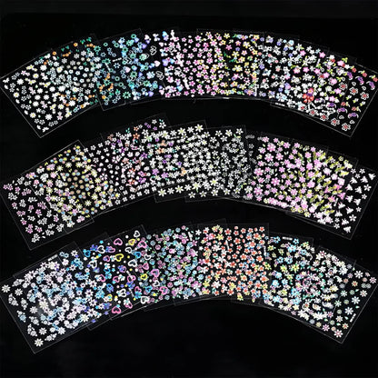 STICKER PRO: SET X 30 HOJAS DE PEGATINAS 💅✨