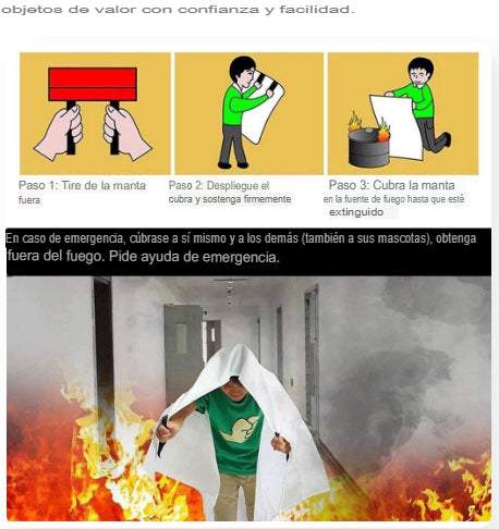 FIRESTOP: MANTA EXTINGUIDORA DE INCENDIOS 🧯✨