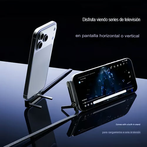 CHARGE PRO: CABLE 2 EN 1, CARGADOR Y SOPORTE 🔋📱