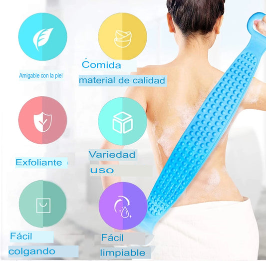 SILISCRUB: EXFOLIANTE DE SILICONA PARA DUCHA 2X1🧼🛁
