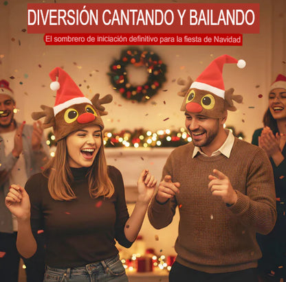 RENOFEST: GORRO DE RENO ANIMADO🦌🎅