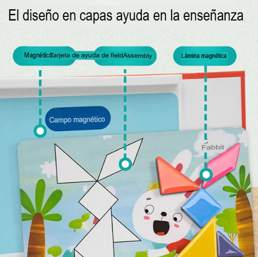 TANGRAM DIDÁCTICO MONTESSORI 🎨📚