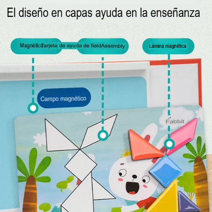 TANGRAM DIDÁCTICO MONTESSORI 🎨📚