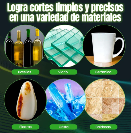 CUTMASTER-GLASS: DISCO DE CORTE PARA VIDRIO X3 🔧🔵