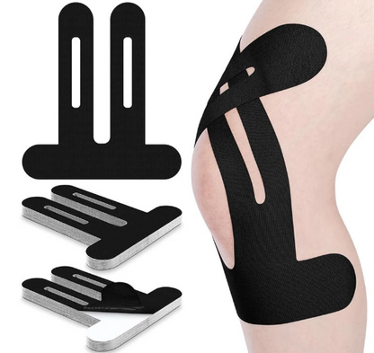 TAPEMAX: SET X10 CINTAS KINESIOLÓGICAS PARA RODILLAS🎽💥