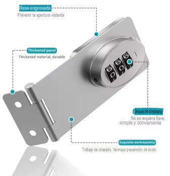 SAFEPASS: CERRADURA MECÁNICA CON CONTRASEÑA 🔒🧠
