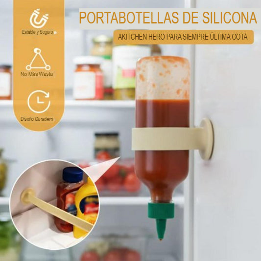 BOTTLEGRIP: VENTOSAS PORTA BOTELLAS DE SILICONA🥤🧲
