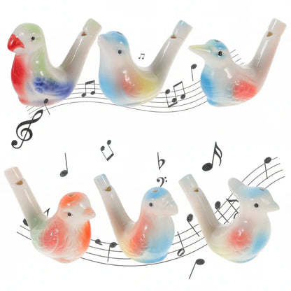 🐦 BIRDS MELODY: KIT X 6 SILBATOS TIPO PÁJARO🐦