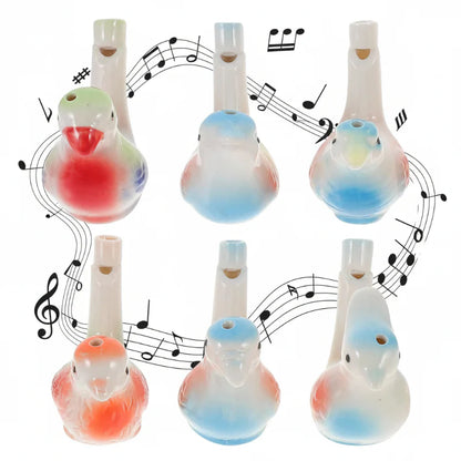 🐦 BIRDS MELODY: KIT X 6 SILBATOS TIPO PÁJARO🐦