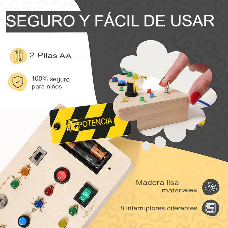 SWITCHFUN: TABLERO DE INTERRUPTORES MONTESORI 🎯🚀