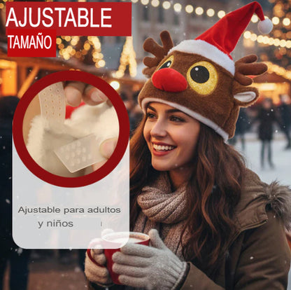 RENOFEST: GORRO DE RENO ANIMADO🦌🎅