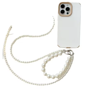 GLAM: CADENA PERLAS PARA EL CELULAR 📿✨