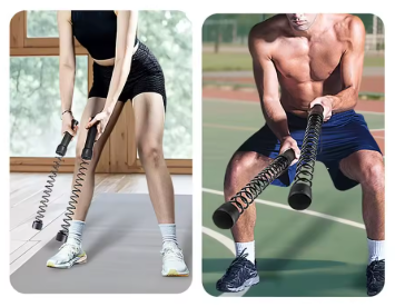 BARRA DE ENTRENAMIENTO DE BRAZO CON RESORTE DE ALTA TENSIÓN 💥💪