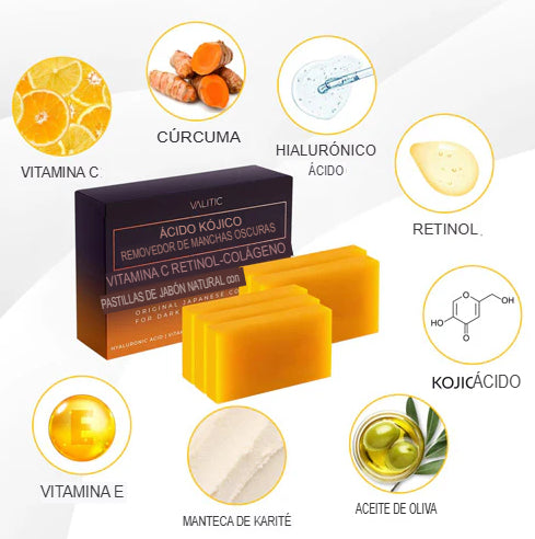 GLOWTUMERIC™: JABÓN DE TUMERIC ACLARANTE 🧼