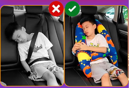 TRAVELSNUG: COJÍN VIAJERO PARA CARRO 🚗💤