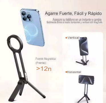 MAGSAFEPRO: TRÍPODE + SELFIE STICK MAGSAFE📸
