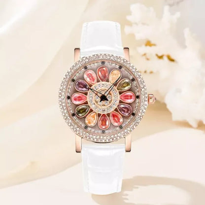 CRYSTAL WATCH: RELOJ GIRATORIO CON CRISTALES 💎⌚