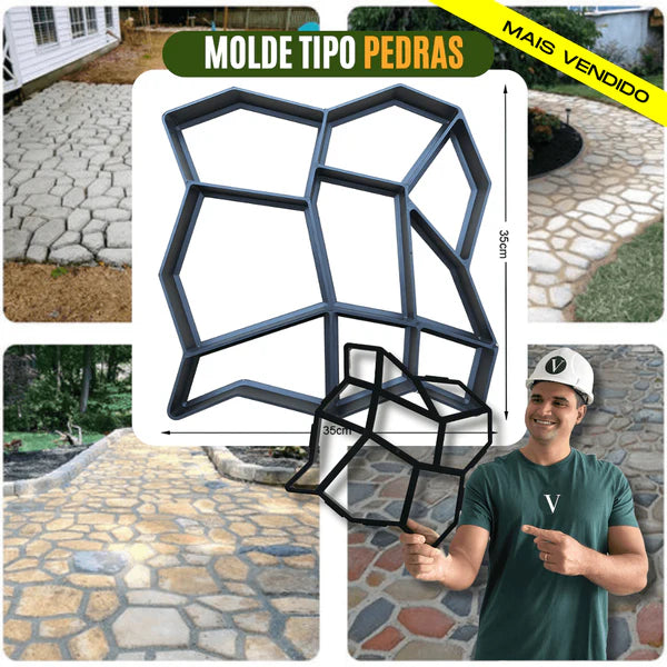 GARDENMOLD: MOLDE DE PISO PARA JARDÍN🌿🧱
