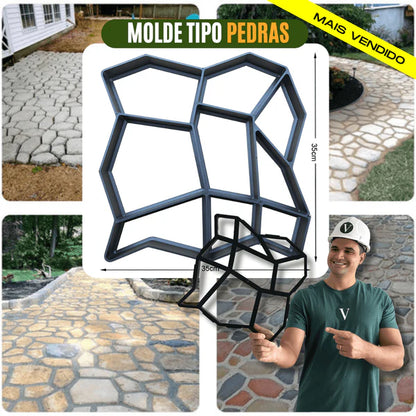 GARDENMOLD: MOLDE DE PISO PARA JARDÍN🌿🧱