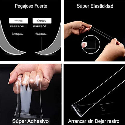 NANO TAPE: CINTA MÁGICA NANO – 3 METROS ✨📏