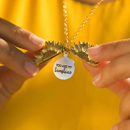 SUNSHINEJOY: COLLAR ERES MI SOL💛🌻 Acero Inoxidable
