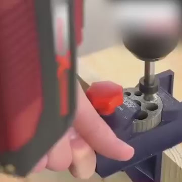 DRILL-MASTER: KIT HERRAMIENTA GUÍA PARA TALADRO DE MADERA 🔧📏