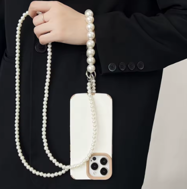 GLAM: CADENA PERLAS PARA EL CELULAR 📿✨